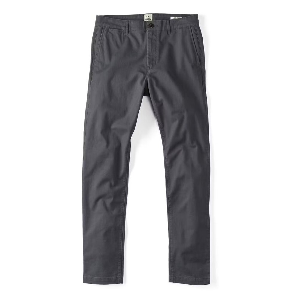 Flint and Tinder - 365 Chino Pant - HB Slim - Charcoal - 34" x 30"